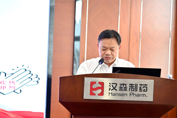 漢森制藥精益營(yíng)銷(xiāo)管理升級(jí)推進(jìn)辦主任、營(yíng)銷(xiāo)副總裁敖凌松先生