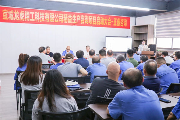 宣城龍虎精工科技有限公司精益生產咨詢項目啟動