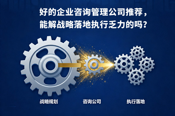 好的企業(yè)咨詢管理公司推薦，能解戰(zhàn)略落地執(zhí)行乏力的嗎？